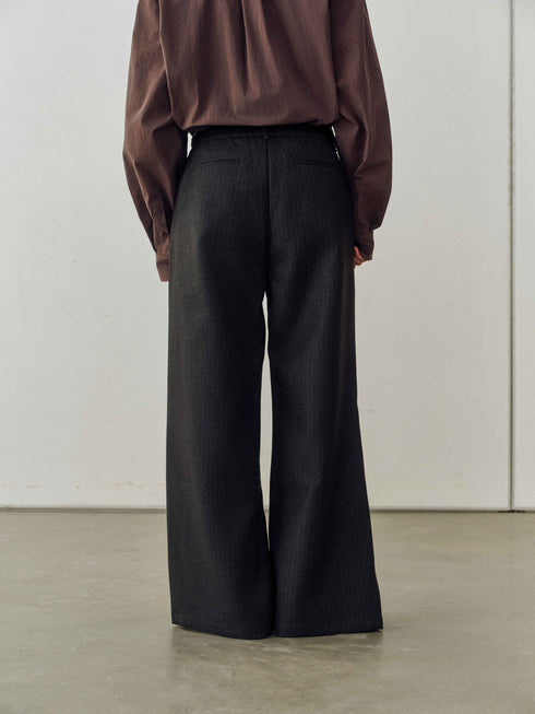 Tailored Wide-Leg Trousers